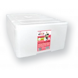 Styrofoam konteineriuose-19,5 l