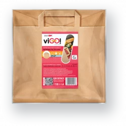 Paper bag with handle size L-5 pieces