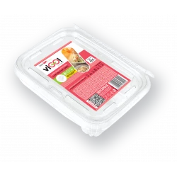 Lunch box with fork 750 ml - 4 pieces