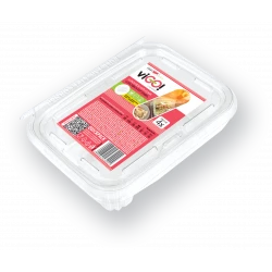 Lunch box with fork 750 ml - 4 pieces