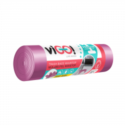 Worki na śmieci z uszami 60L - 18 sztuk
