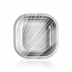 Alumínium tálak 18 x 18 cm 610 ml - 25 db