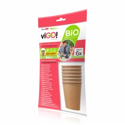 BIO Paper cups 330 ml - 6 pcs