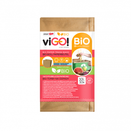 BIO Sacs poubelle 10L - Par 10