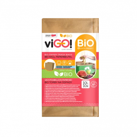 BIO Sacchetti per rifiuti 10L - 10 pezzi