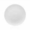 Assiettes rondes professionnelles en papier ⌀29cm blanc 50pcs