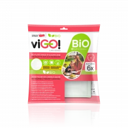 BIO Talerze z trzciny cukrowej 26 cm x 26 cm - 6 sztuk