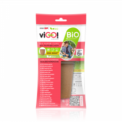 Copos de papel BIO 250 ml - 6 arte