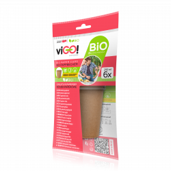 Bio papirbegere 250 ml - 6 kunst