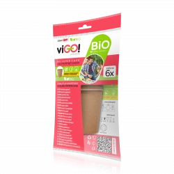 Bio papirbegere 330 ml - 6 kunst