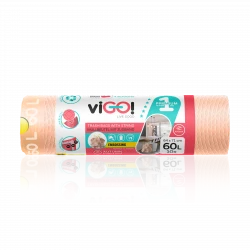 viGO! Premium no.1 Worki LD z taśmą 4 SEASONS AUTUMN guma balonowa 60L 10szt