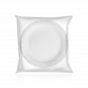 viGO! BIO Στρογγυλά χάρτινα πιάτα ⌀15cm λευκά 50τεμ