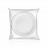 viGO! BIO Assiettes rondes en carton ⌀ 18cm blanc 50pcs