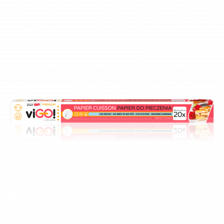viGO ! Papier cuisson Premium blanc 20 feuilles RS