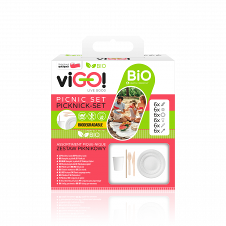 viGO! BIO Box piknik set 36 elemenata
