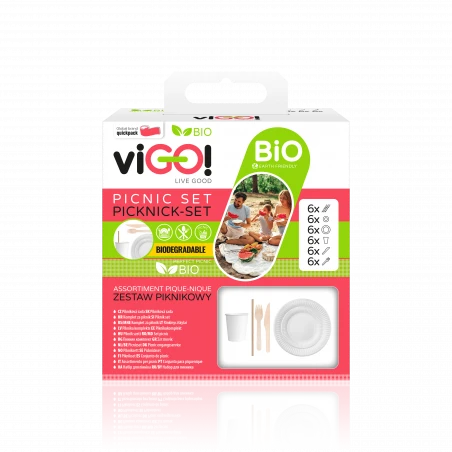 viGO! BIO Box piknikkészlet 36 elemből