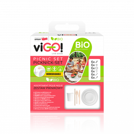 viGO! Set da picnic BIO Box 36 elementi