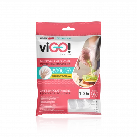 viGO! Guantes de plástico - 100 unidades