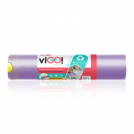 viGO! Premium LD -kassit teipillä, violetti, 60L, 10 kpl