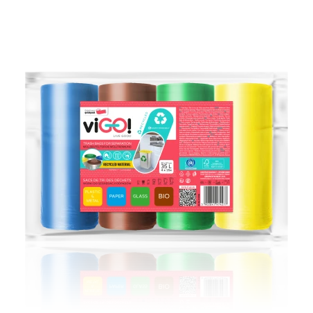 viGO! Eco Borse LD standard MIX colori MU 4 pz