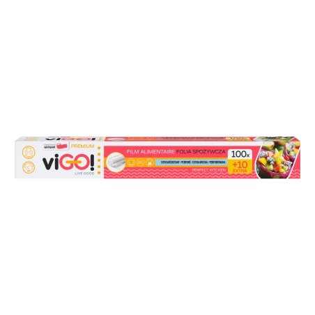 viGO! Film alimentaire 100 feuilles +10 cartons