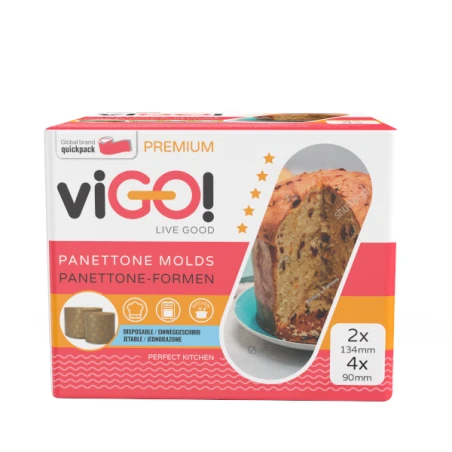 viGO! Dortové formy Panettone 6ks mix