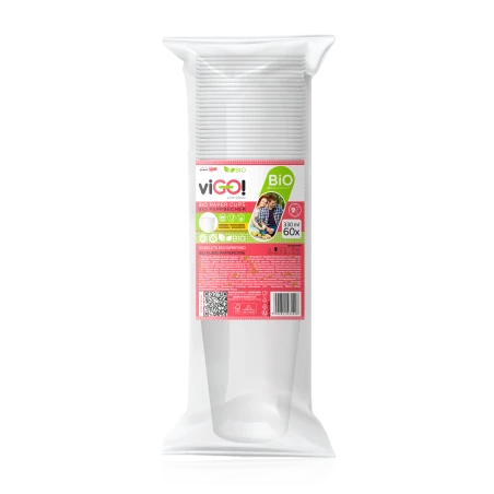 viGO! BIO Pabertopsid valged 330ml 60tk