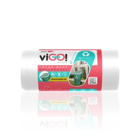 viGO! Sacchi LD trasparenti 120L 25pz