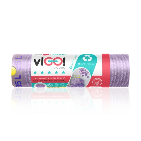 viGO! Sacchi LD con nastro LAWENDA 35L 12 pz.