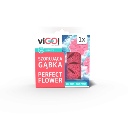 viGO! Σφουγγάρι τριψίματος PERFECT FLOWER 1 τεμ.