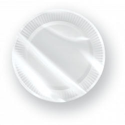 Paper plates size L-50 pieces