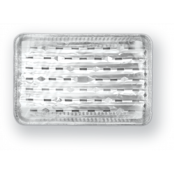 Plateau en aluminium pour griller taille S-3 x