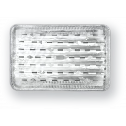 Plateau en aluminium pour griller taille S-3 x